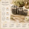 Premium Handcrafted Embossed Brass Storage Jar Set 2 Premium Handcrafted Embossed Brass Storage Jar Set of 3 with Floral Engraving Design